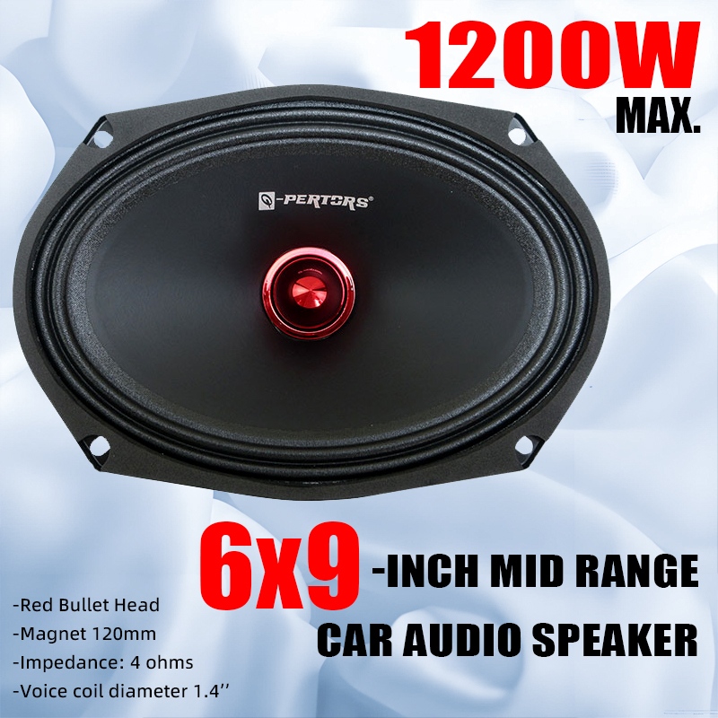 Audio Universal Music - 1PC 6x9 pouces haut-parleurs de voiture