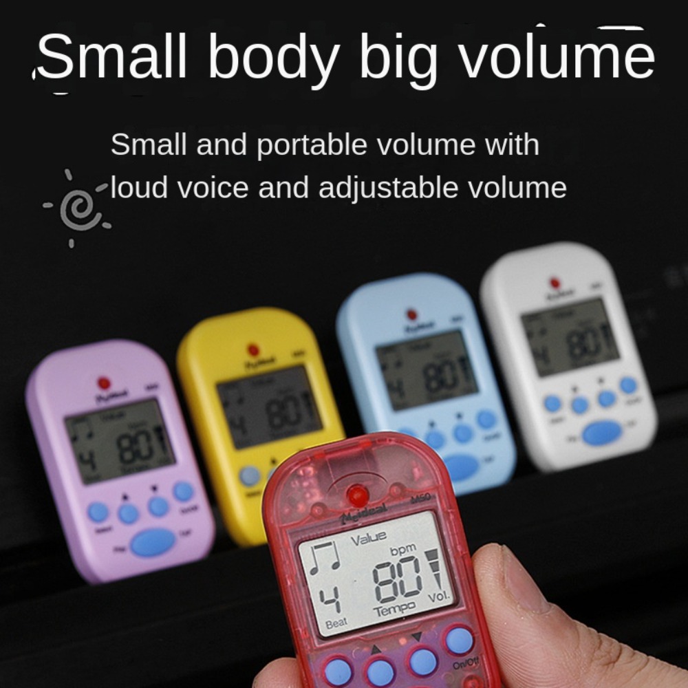 Metronome Digital - Mini métronome LCD professionnel à double
