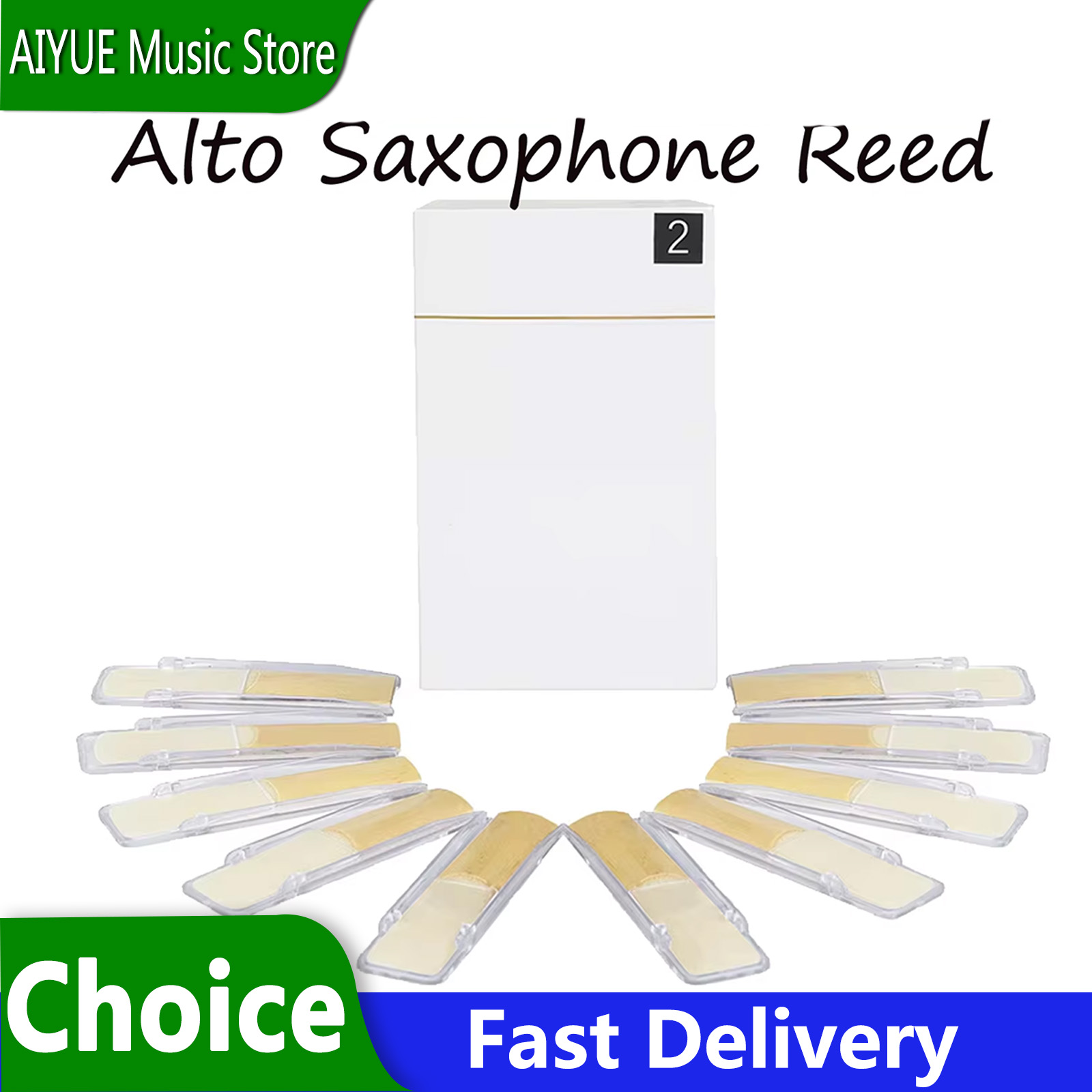 Saxophone Reed Pack - IRIN Lot de 10 Lames de