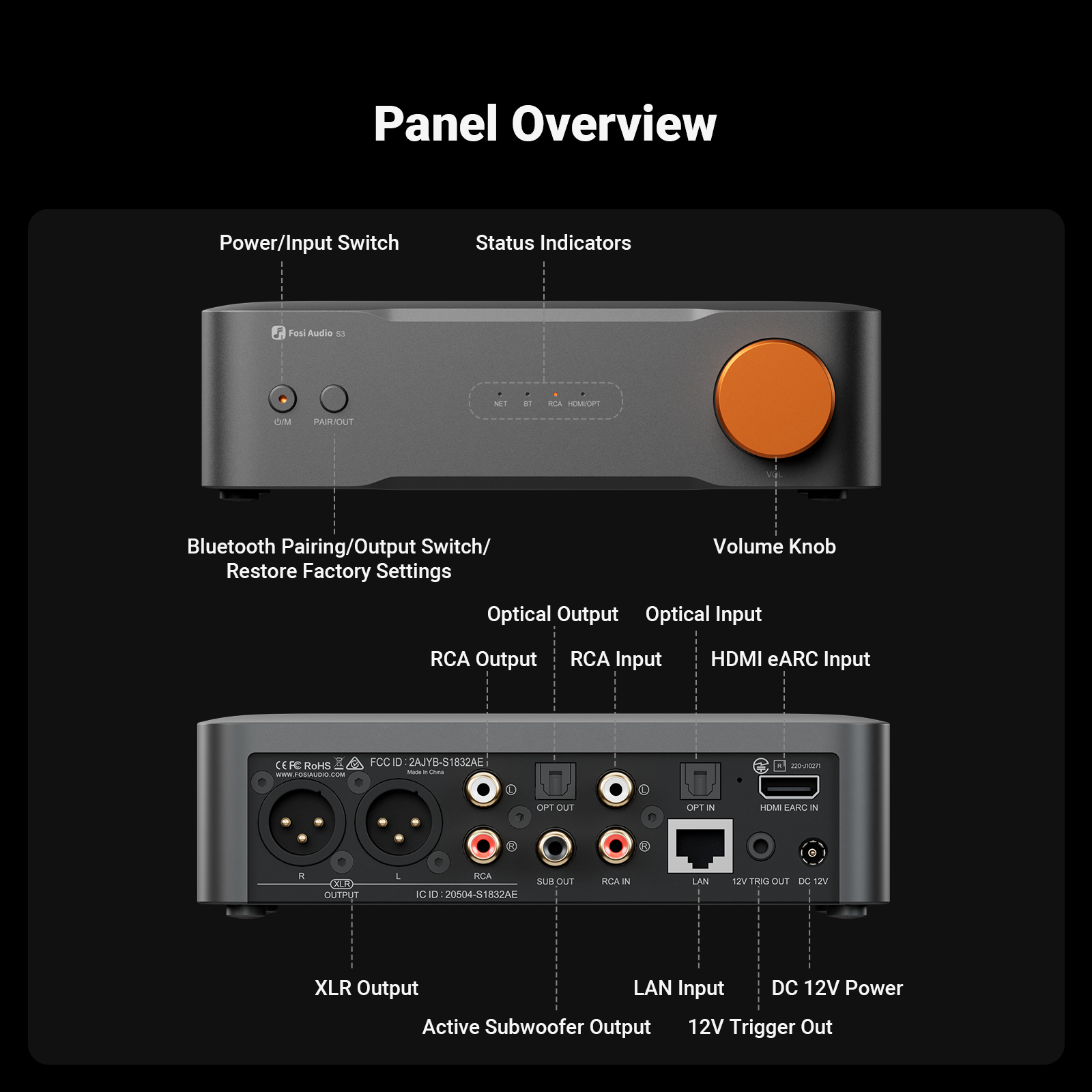 Audio Music Hifi - Fosi Audio Hi-Res Music Streamer DAC