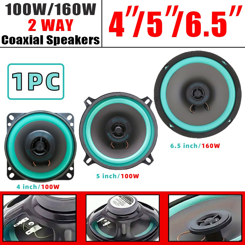 Audio Universal Music - 1PC 4/5/6 pouces haut-parleurs de voiture