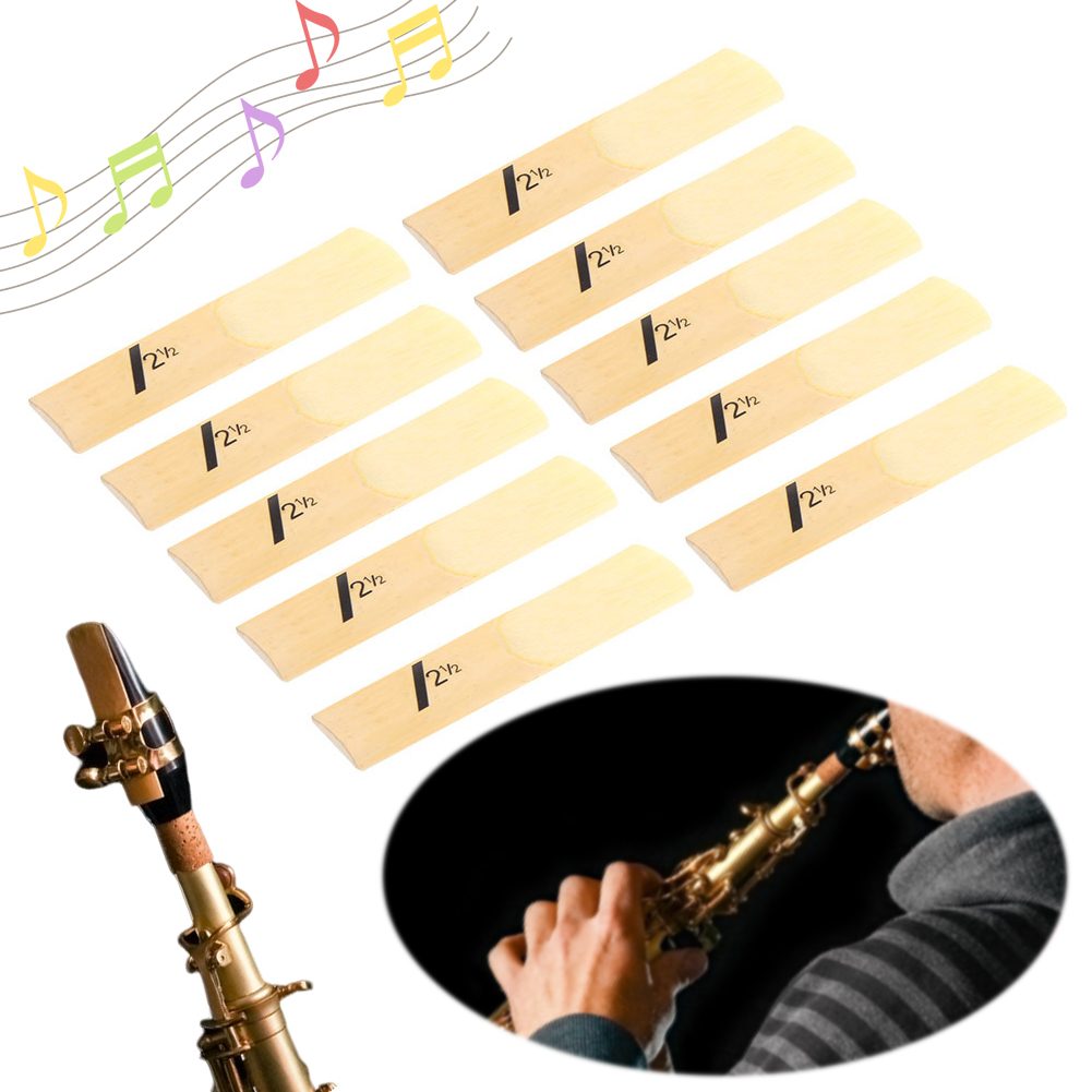 Saxophone Reed Pack - Lot de 10 Anches pour Saxophone