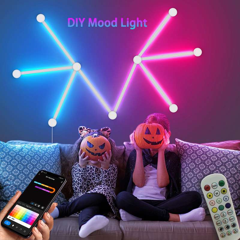 Audio Music Free - Applique murale RGB intelligente, connexion APP