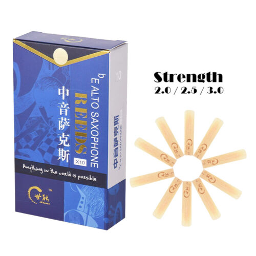 Saxophone Reed Pack - Lot de 10 Anches de Saxophone