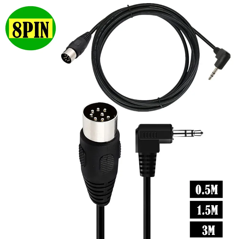 Audio Music Instrumental - Câble Din 8 broches vers DC3.5mm,