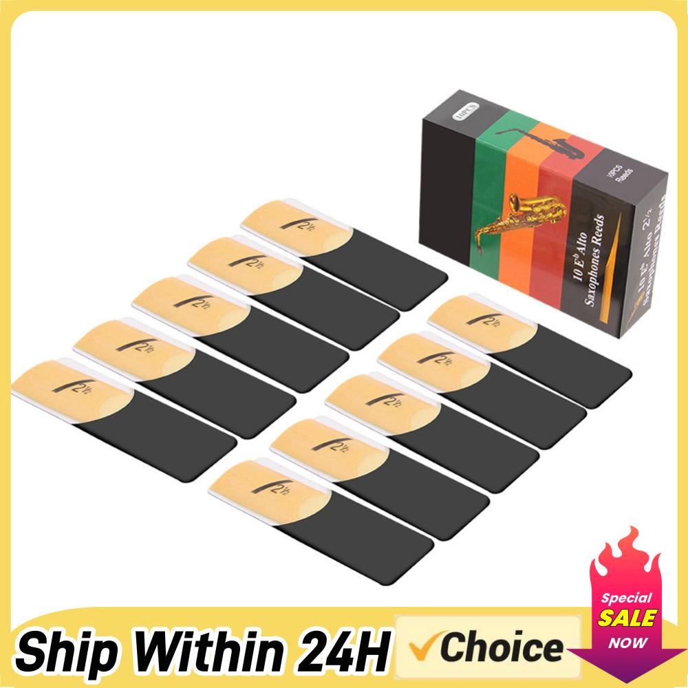 Saxophone Reed Pack - Lot de 10 anches pour saxophone