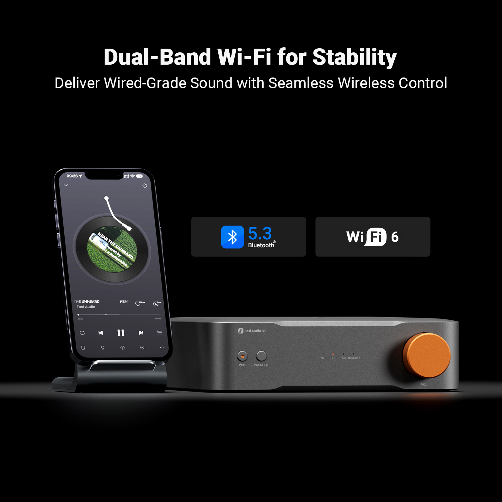 Fosi Audio Hi-Res Music Stream - Audio Music Hifi avis et prix