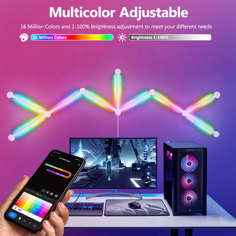 Applique murale RGB intelligen - Audio Music Free avis et prix