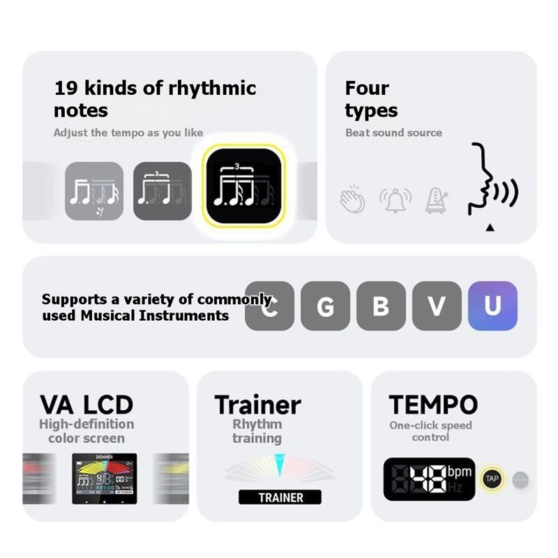 Métronome rechargeable 3 en 1  - Metronome Digital avis et prix
