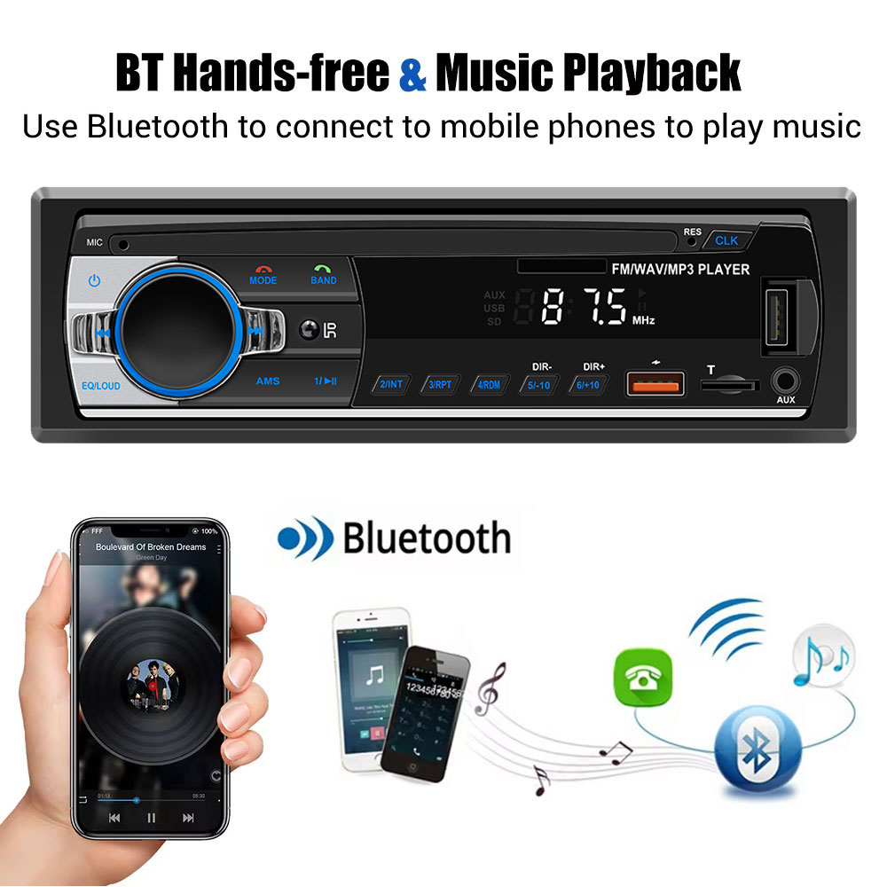 Autoradio 1Din Lecteur MP3 Blu - Audio Universal Music avis et prix