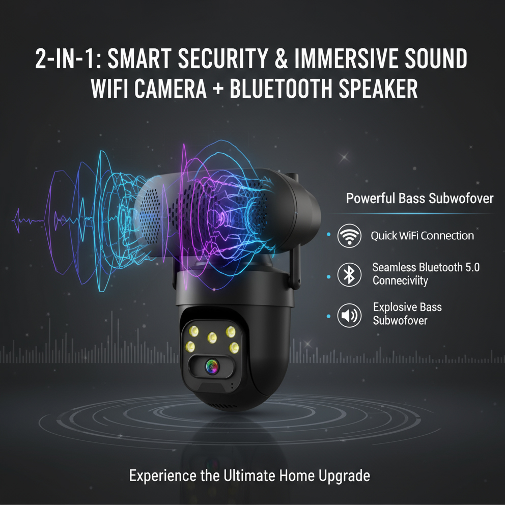 ICSEE 5MP WiFi PTZ caméra IP a - Audiovision Music Player avis et prix